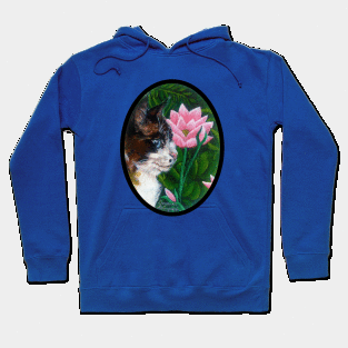 Art nouveau cat portrait #1 Hoodie